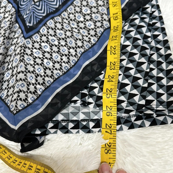 AB Studio Tank Top with Semi Sheer Poncho Overlay Sz Xl - Picture 8 of 9